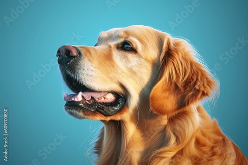 The Golden Retriever Dog Generative AI © Catrat