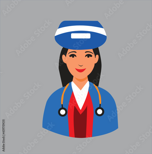 stewardess in uniform doctor