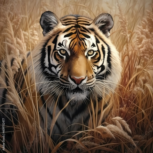 Tiger in The Evening