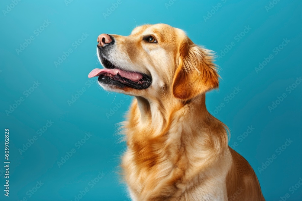 The Golden Retriever Dog Generative AI