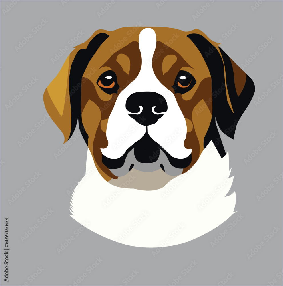 beagle dog illustration