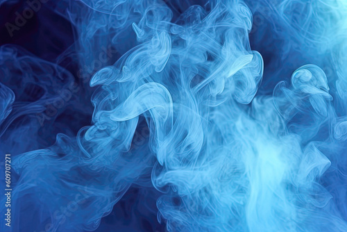 Smoke or gas texture background, abstract pattern of steam swirl, generative AI.