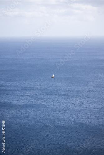 Sailboat off the Island of Madeira