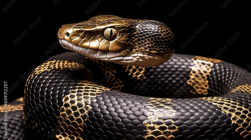 Fototapeta premium close up of a snake