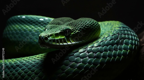 close up of a snake