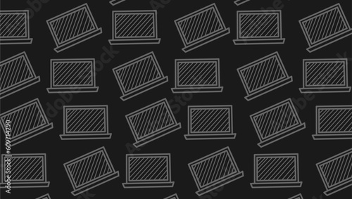 learning and education theme seamless pattern background