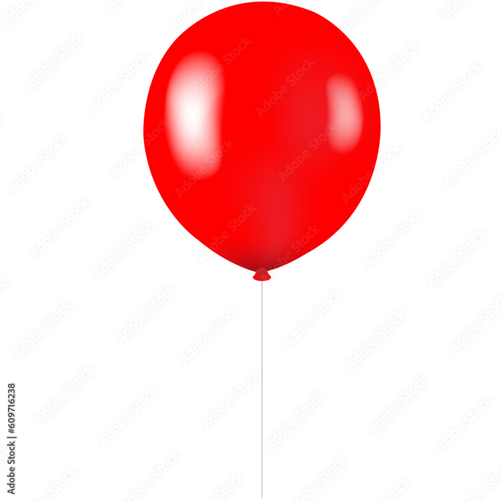 red balloon isolated on white red balloon isolated on white