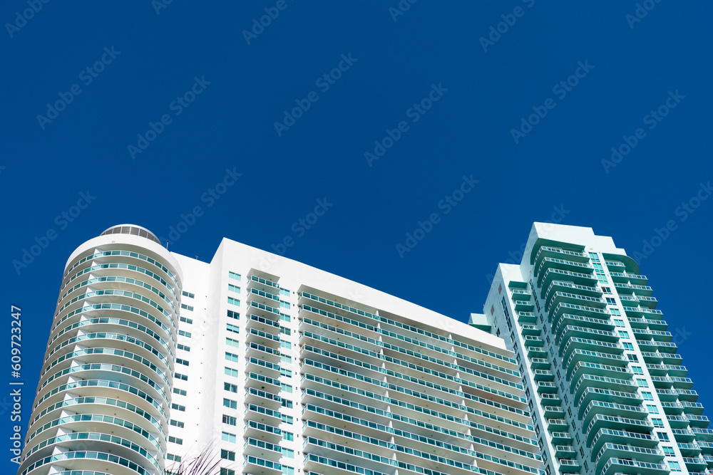 skyscraper building in miami, copy space. photo of skyscraper architecture building. skyscraper building in miami, copy space. photo of skyscraper architecture building.
