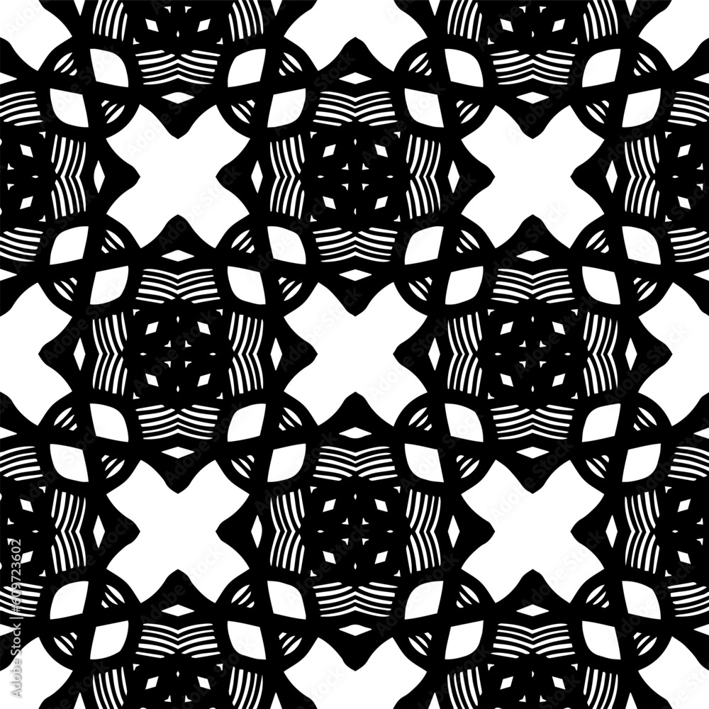 Vector monochrome pattern, Abstract texture for fabric print, card, table cloth, furniture, banner, cover, invitation, decoration, wrapping.seamless repeating pattern. Black pattern. Vector monochrome pattern, Abstract texture for fabric print, card, table cloth, furniture, banner, cover, invitation, decoration, wrapping.seamless repeating pattern. Black pattern.