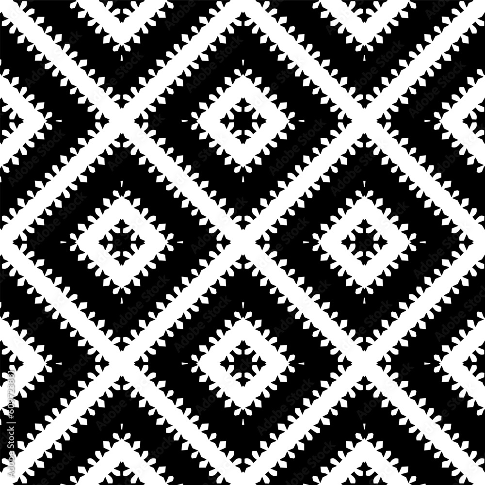 Vector monochrome pattern, Abstract texture for fabric print, card, table cloth, furniture, banner, cover, invitation, decoration, wrapping.seamless repeating pattern. Black  pattern.