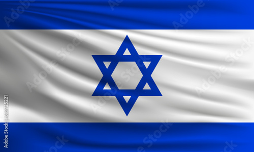 Vector flag of Israel