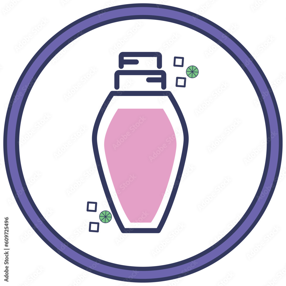 Fototapeta premium drink icon vector image with white background and purple border