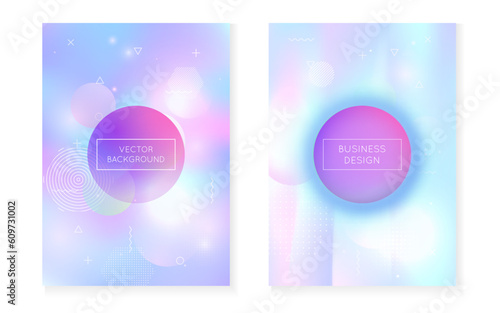 Modern Shape. Shiny Concept. Summer Dots. Purple Magic Texture. Space Fluorescent Template. Gradient Design. Hipster Presentation. Science Flyer. Blue Modern Shape