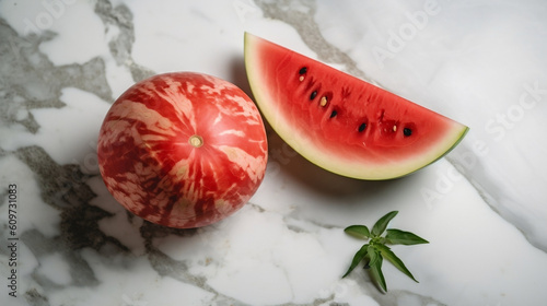 Watermelon  fruit image created by Generative AI