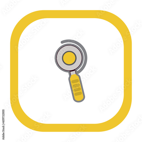vector icon of an electric polisher with white background