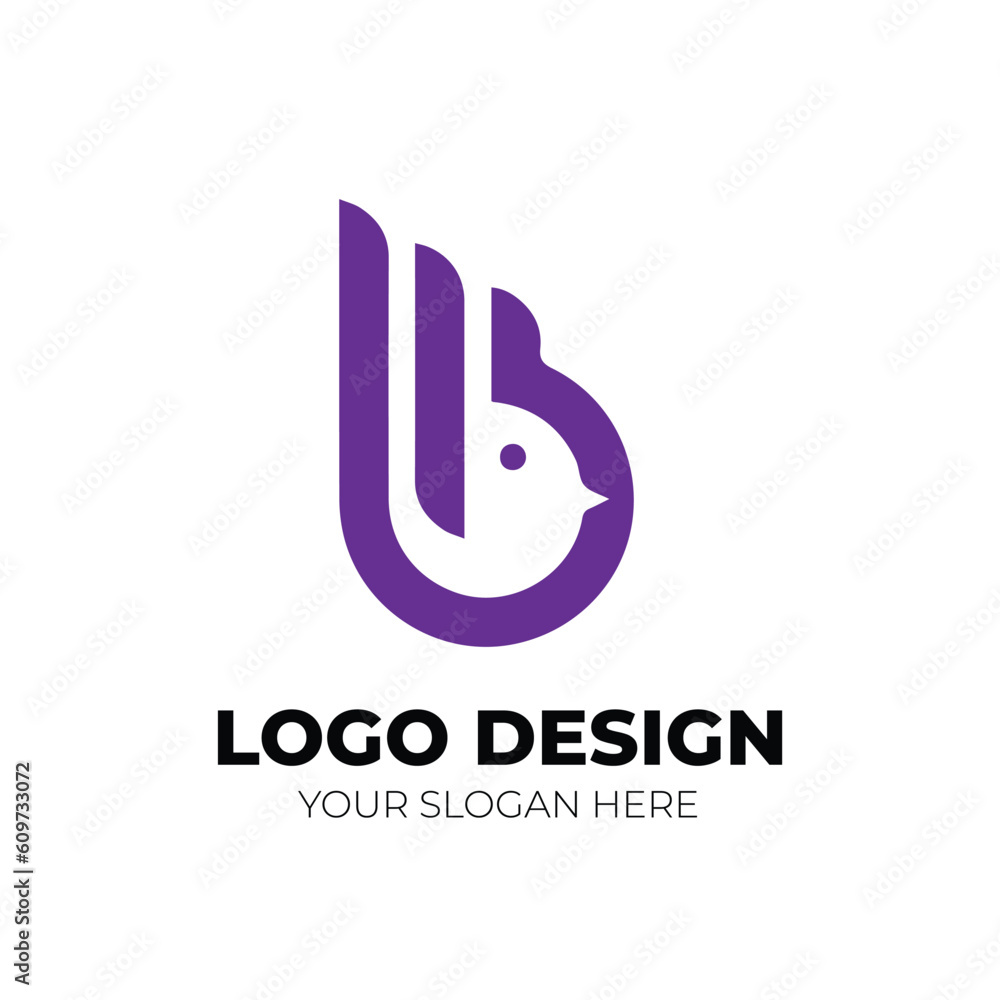 Modern luxury and minimalist monogram logo Modern luxury and minimalist monogram logo