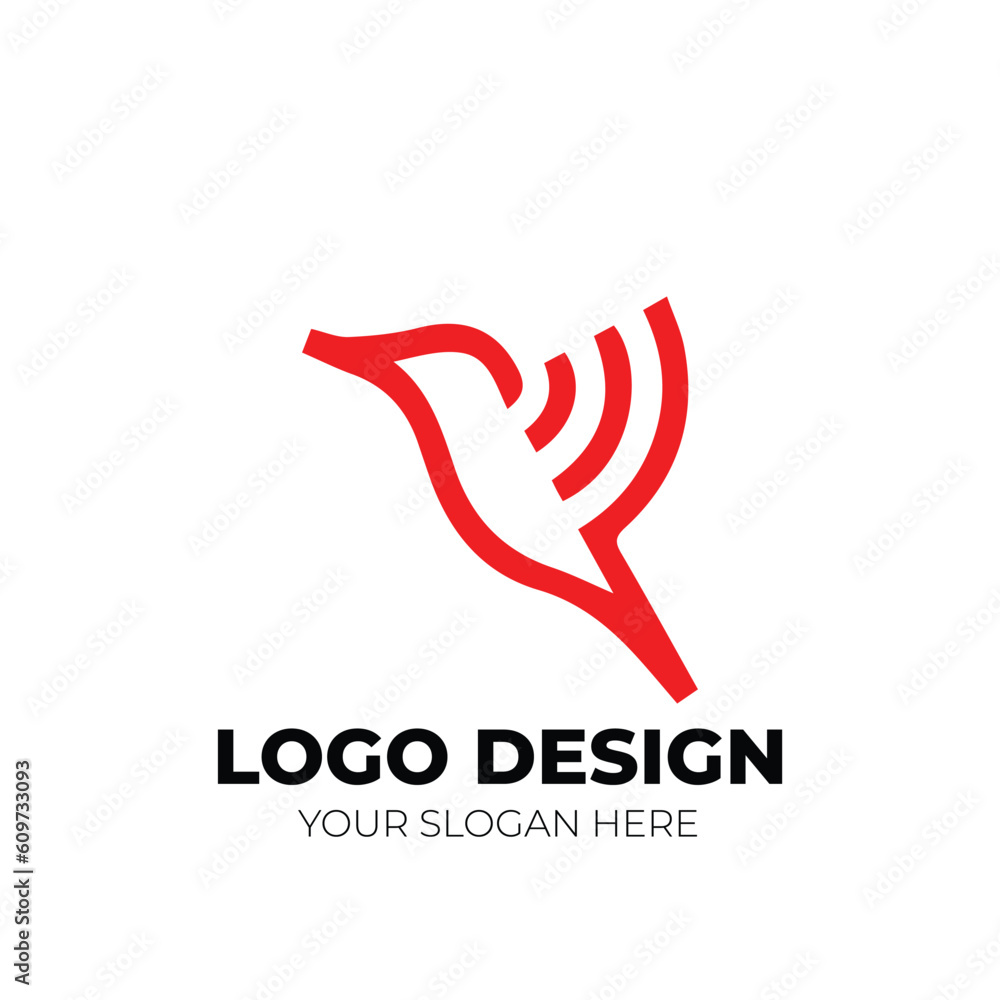 Obraz premium Modern luxury and minimalist monogram logo