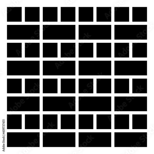  pile of bricks icon