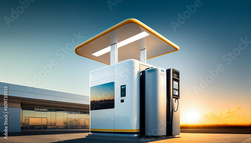 Electric Fuel Cell hydrogen refuel station future technology fuels engine sustainable battery solution photo