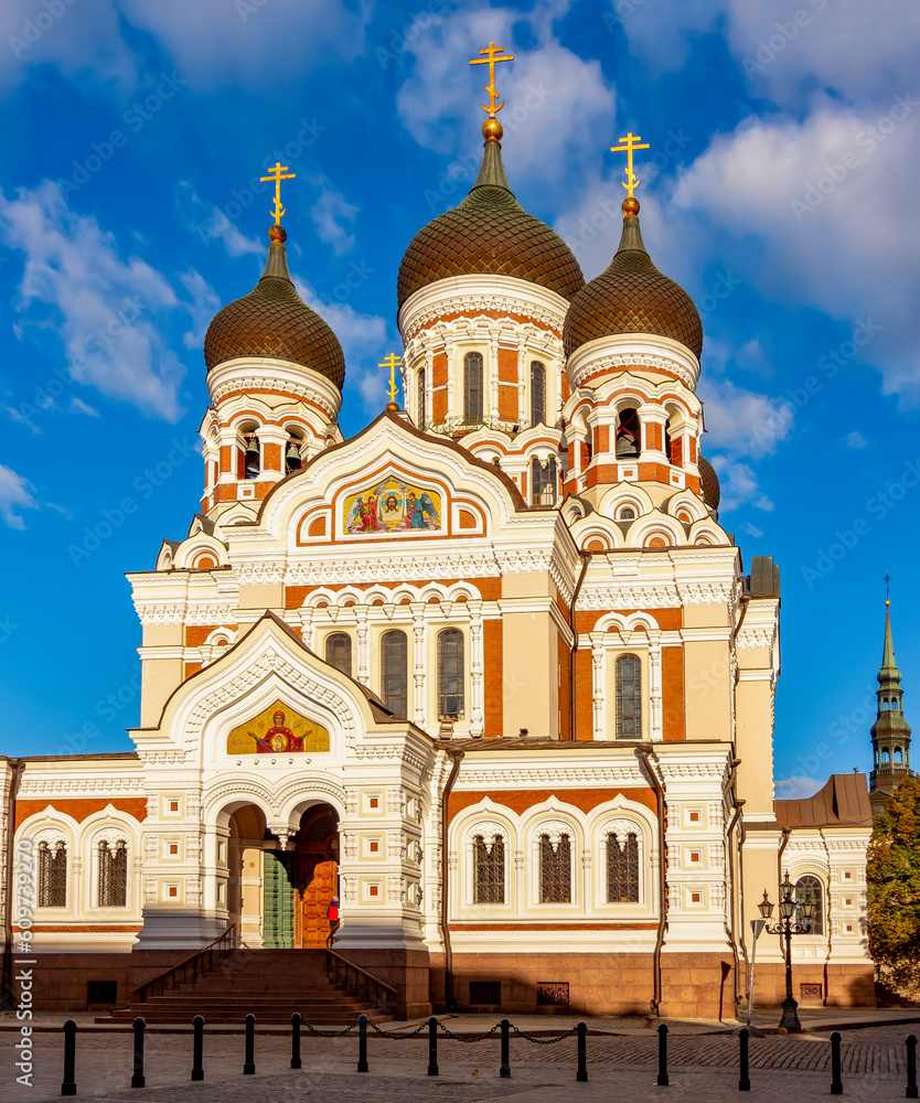 Alexander Nevsky cathedral on Toompea hill in Tallinn, Estonia
