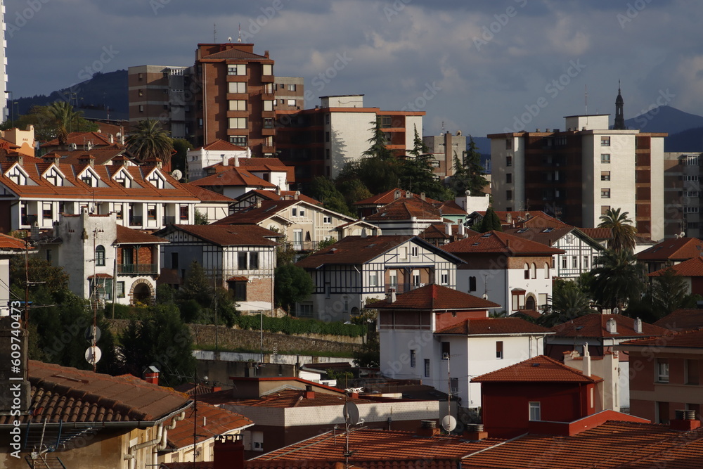 View of Bilbao from a hill