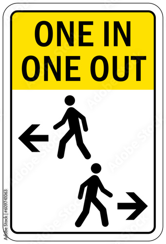 Maximum capacity warning sign and labels