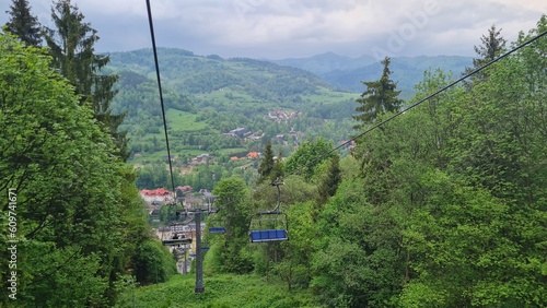 Wyciąg narciarski w Szczawnicy na Polanicę