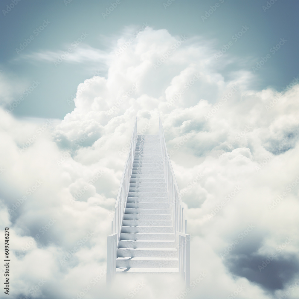 path to heaven, the concept of enlightenment or knowledge of faith in God, generative ai