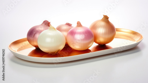 Raw Onions for Culinary Delights. Generative AI
