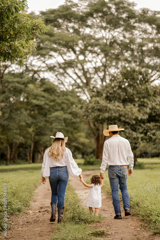 Walking Family 