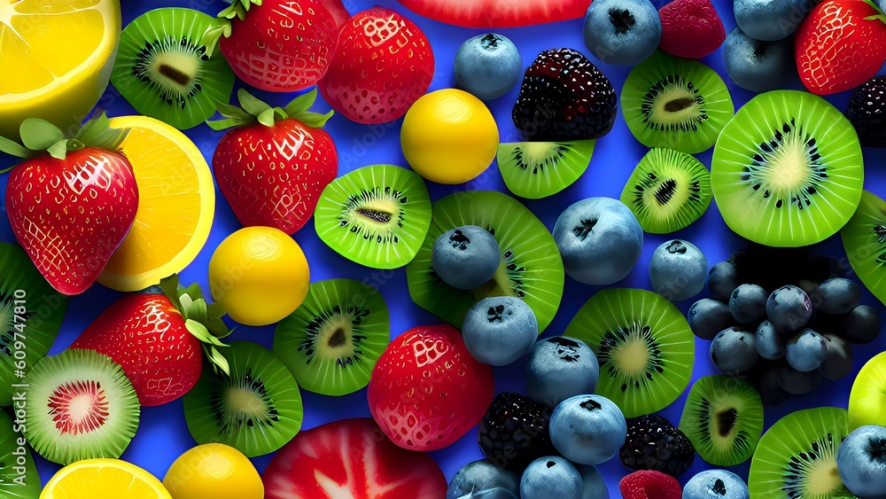 Fototapeta premium Fruit composition