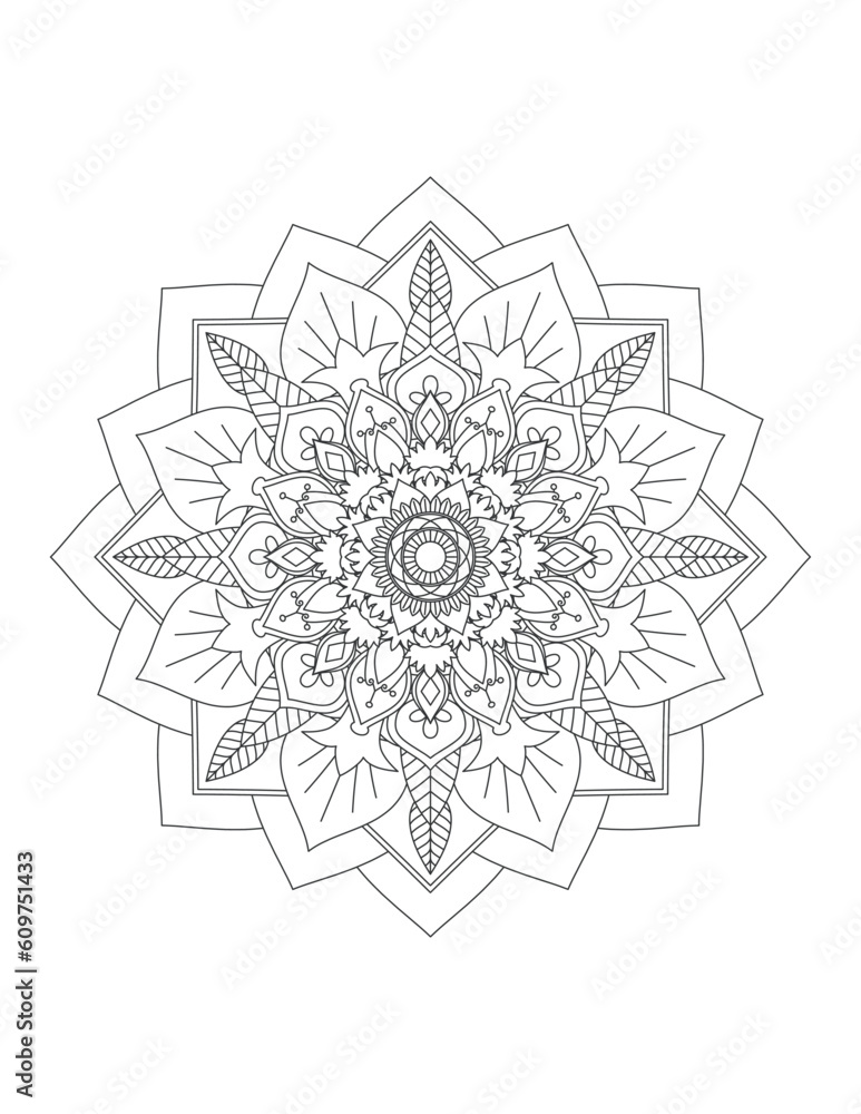 Flower. Flower Mandala. Mehndi. tattoo. decoration. Decorative ornament in ethnic oriental style. Coloring book page. Floral Mandala. Decoration in ethnic oriental. Indian style. Yoga template. Flower. Flower Mandala. Mehndi. tattoo. decoration. Decorative ornament in ethnic oriental style. Coloring book page. Floral Mandala. Decoration in ethnic oriental. Indian style. Yoga template.