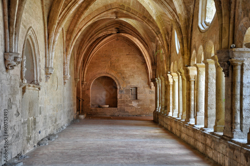 Abdij van Valmagne, abbaye de Valmagne. Villeveyrac, Herault, Languedoc Roussillon, South of France, Europe.