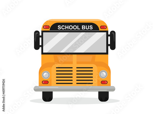 School bus front view