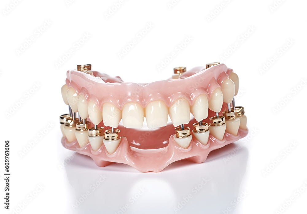 Dental implant. Dentistry concept. Human teeth or dentures. Dental implant. Dentistry concept. Human teeth or dentures.