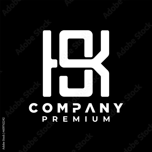 k9 kg monogram logo icon initials