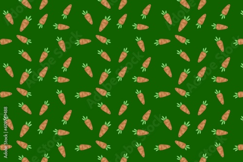 seamless pattern with carrot
