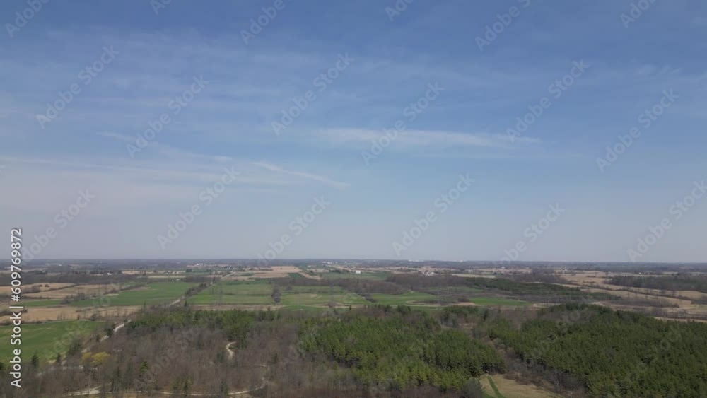 Aerial Drone View of Caledonia, Ontario, Canada Aerial Drone View of Caledonia, Ontario, Canada