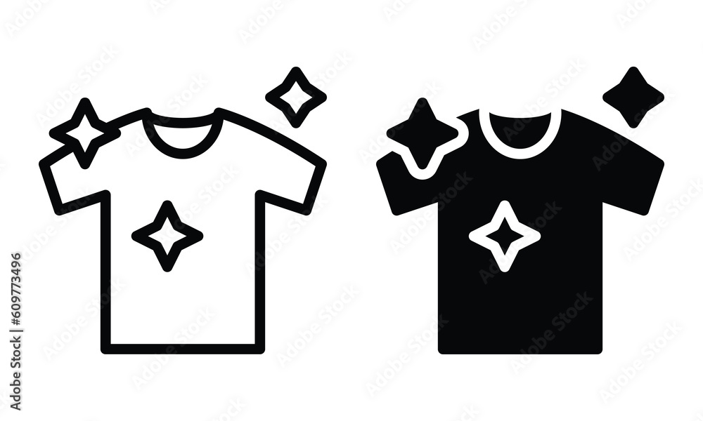 Laundry icon with outline and glyph style. Laundry icon with outline and glyph style.