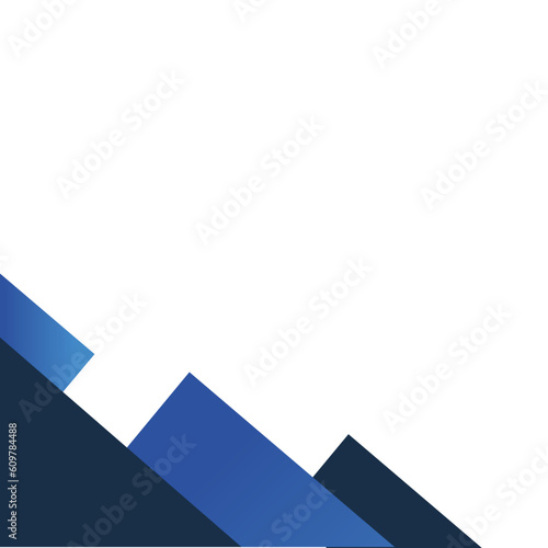 Free Download Blue Template Corner - GFXLoad