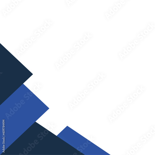 Free Download Blue Template Corner - GFXLoad