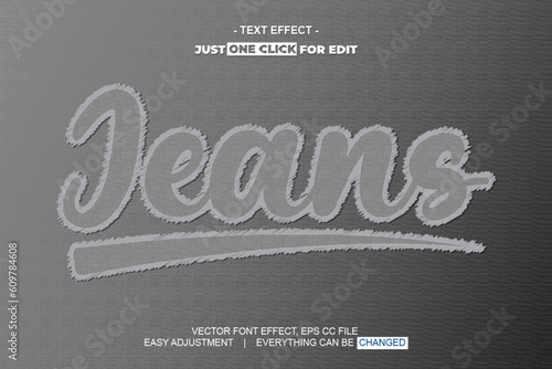 Yarn Style Vector Text Effect Editable