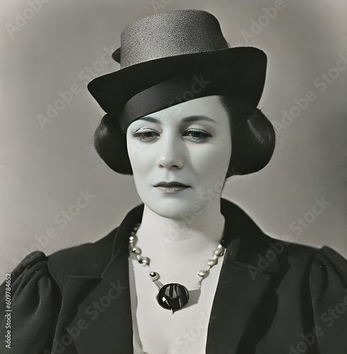 portrait of a woman in a hat
