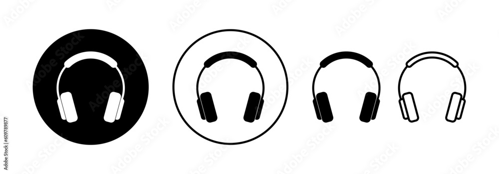 Headphone icon vector for web and mobile app. headphone sign and symbol Headphone icon vector for web and mobile app. headphone sign and symbol