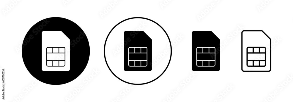 Sim card icon vector for web and mobile app. dual sim card sign and symbol Sim card icon vector for web and mobile app. dual sim card sign and symbol