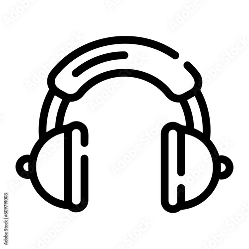 hearing protection Line Icon