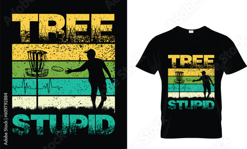 Stupid tree t-shirt design