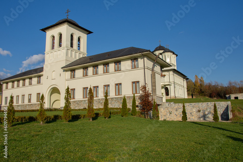 New Orthodox monastery of nuns from Salva, Built in 1994,Bistrița.Romania Image of October 2022