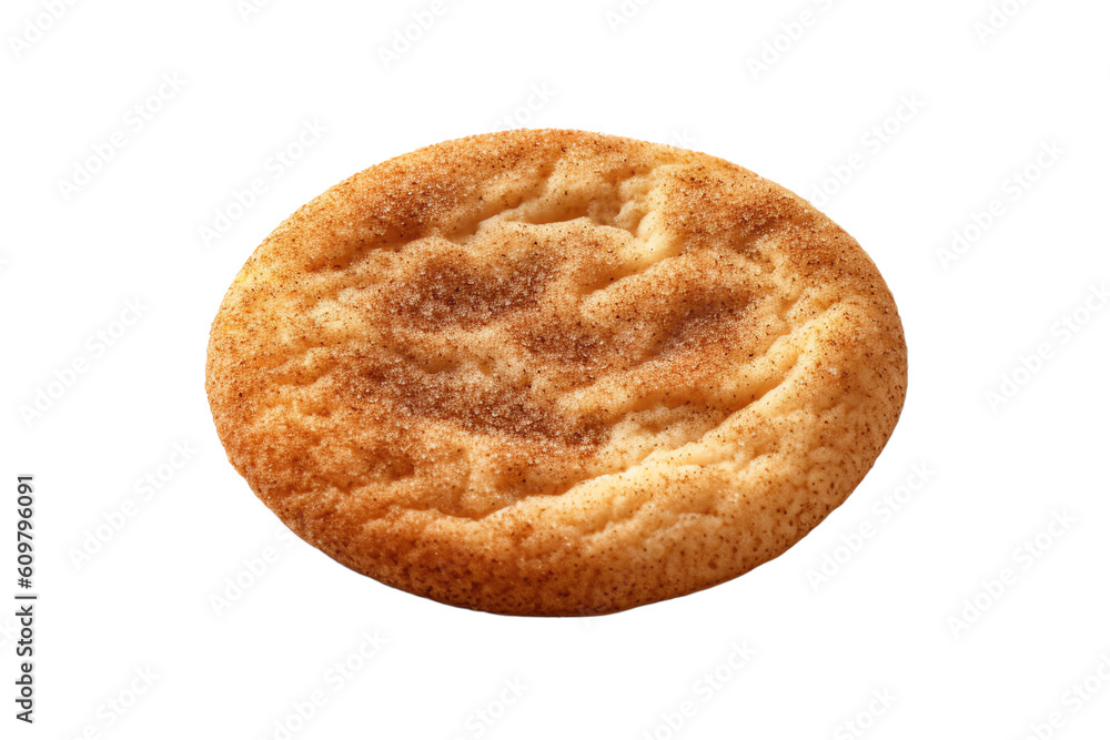A snickerdoodle cookie with a dusting of cinnamon
A snickerdoodle cookie with a dusting of cinnamon
