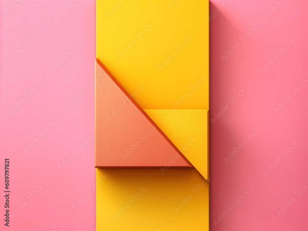 yellow and pink abstract wallpaper background, generative ai yellow and pink abstract wallpaper background, generative ai